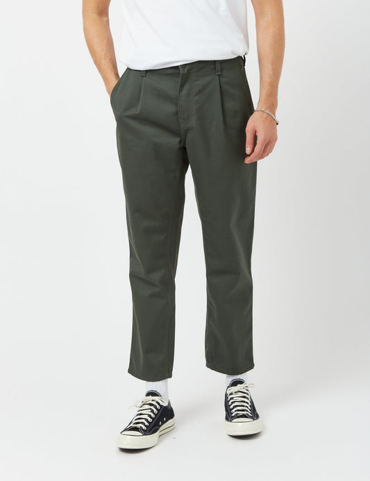 Abbott Pant (Crop Tapered) - Boxwood Green