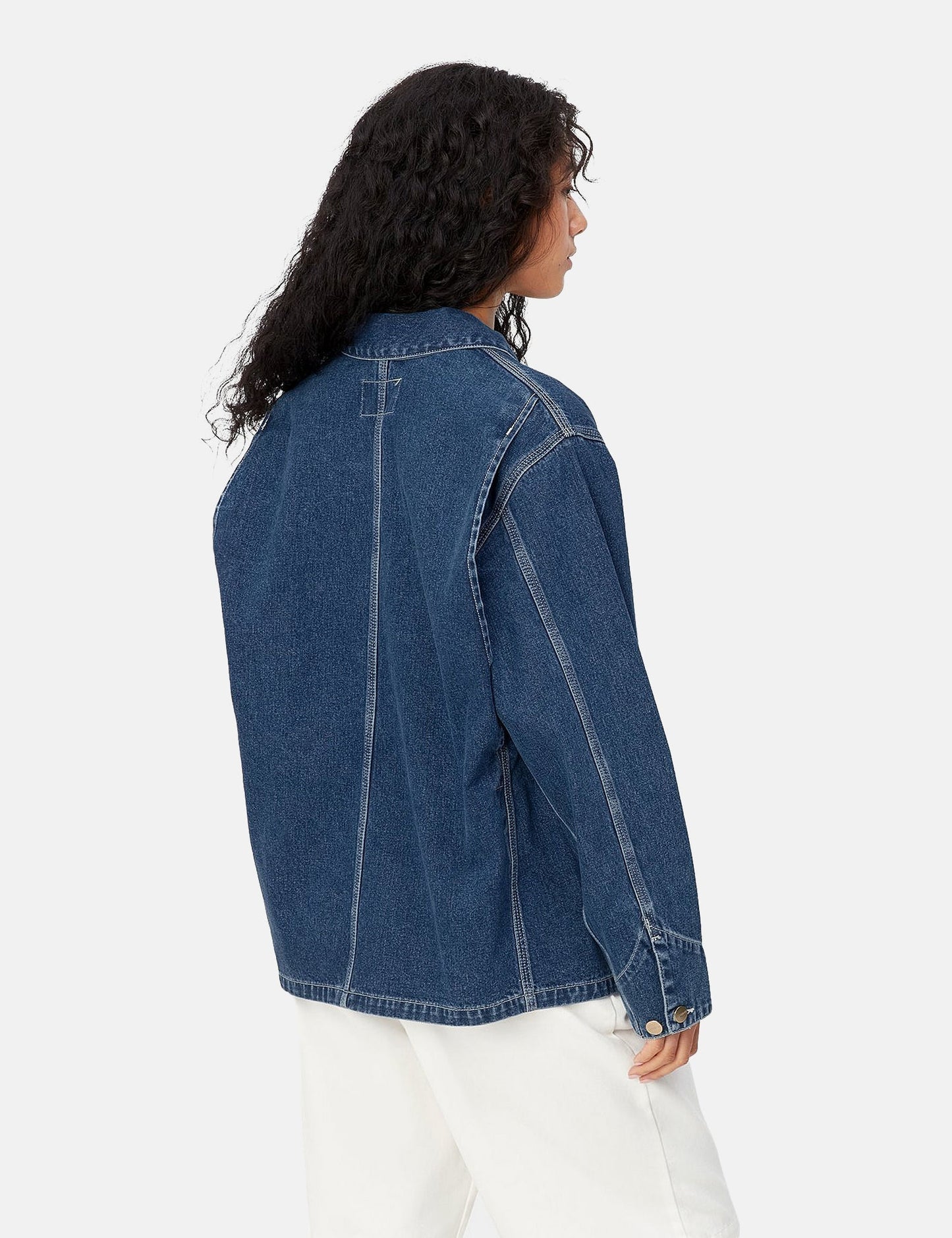 Womens OG Michigan Coat (Denim) - Blue Stone Washed