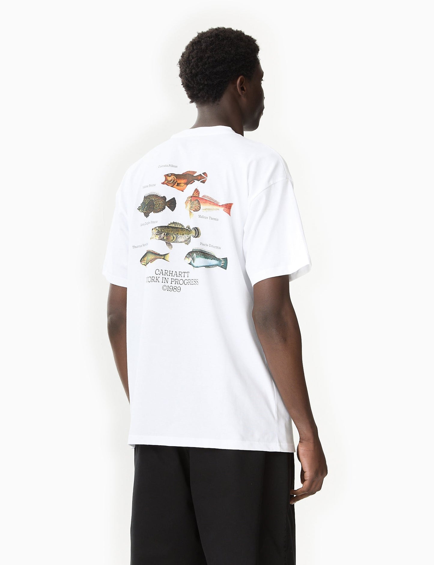 Fish T-Shirt (Loose) - White