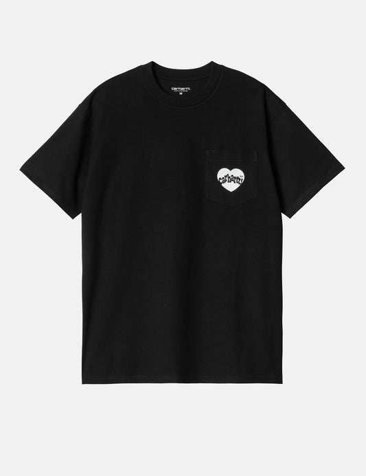 Amour Pocket T-Shirt - Black